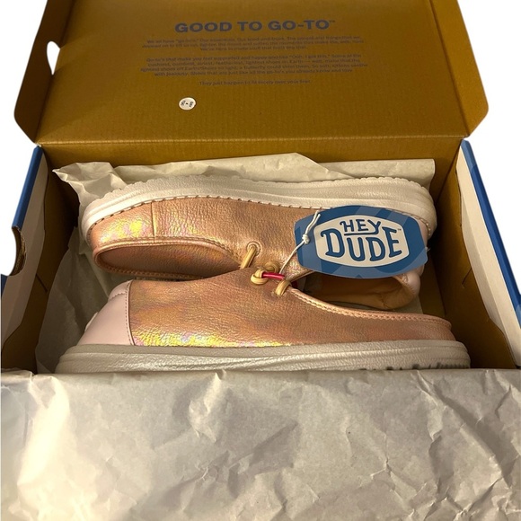 Hey Dude Pink Sneakers Casual Slip-On - Picture 7 of 12